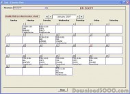 MS Access Scheduler Template screenshot